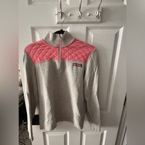 Vineyard Vines Quilted Quarter-Zip Pullover, size S
